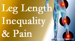 Dr. Le's Chiropractic & Wellness, L.L.C. checks for leg length inequality as it is related to back, hip and knee pain issues.
