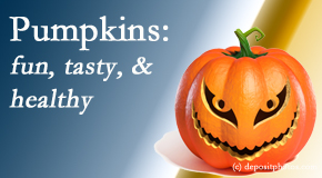 Dr. Le's Chiropractic & Wellness, L.L.C. respects the pumpkin for its decorative and nutritional benefits especially the anti-inflammatory and antioxidant!