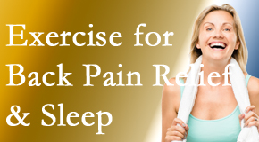 Dr. Le's Chiropractic & Wellness, L.L.C. shares new research about the benefit of exercise for back pain relief and sleep. 