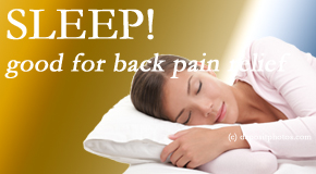 Dr. Le's Chiropractic & Wellness, L.L.C. shares research that says good sleep helps keep back pain at bay. 