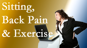 Dr. Le's Chiropractic & Wellness, L.L.C. encourages less sitting and more exercising to combat back pain and other pain issues.