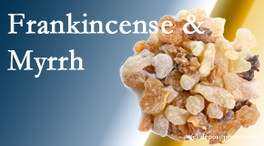 frankincense and myrrh picture for Auburn anti-inflammatory, anti-tumor, antioxidant effects