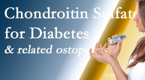 Dr. Le's Chiropractic & Wellness, L.L.C. presents new info on the benefits of chondroitin sulfate for diabetes management of its inflammatory and osteoporotic aspects.
