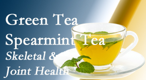 Dr. Le's Chiropractic & Wellness, L.L.C. shares the benefits of green tea on skeletal health, a bonus for our Auburn chiropractic patients.