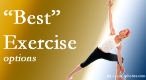 Dr. Le's Chiropractic & Wellness, L.L.C. applauds the question from our back pain sufferers who want to know which exercise is best to get rid of pain: Pilates, yoga, strength, core, aerobic, etc.?