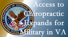 Auburn chiropractic care helps relieve spine pain and back pain for many locals, and its availability for veterans and military personnel increases in the VA to help more. 