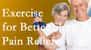 Dr. Le's Chiropractic & Wellness, L.L.C. incorporates the suggestion to exercise into its treatment plans for chronic back pain sufferers as it improves sleep and pain relief.