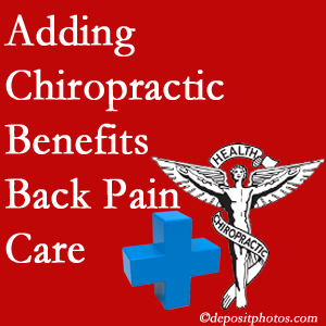 Added Auburn chiropractic to back pain care plans helps back pain sufferers. 