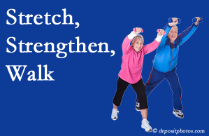 image of Auburn spinal stenosis exercise and walking