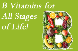  Dr. Le's Chiropractic & Wellness, L.L.C. suggests a check of your B vitamin status for overall health throughout life. 