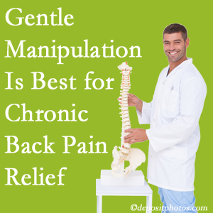 Gentle Auburn chiropractic treatment of chronic low back pain is best. 