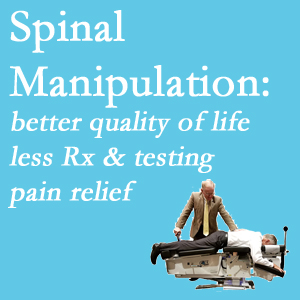 The Auburn chiropractic care offers spinal manipulation which research is describing as beneficial for pain relief, improved quality of life, and decreased risk of prescription medication use and excess testing.
