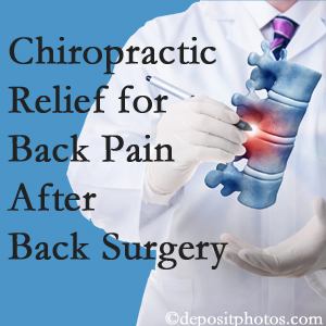 Dr. Le's Chiropractic & Wellness, L.L.C. offers back pain relief to patients who have already undergone back surgery and still have pain.