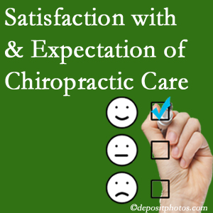 Auburn chiropractic care delivers patient satisfaction and meets patient expectations of pain relief.