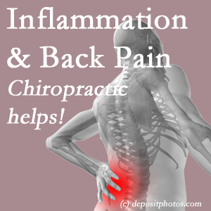 The Auburn chiropractic care offers back pain-relieving treatment that is shown to reduce related inflammation as well.
