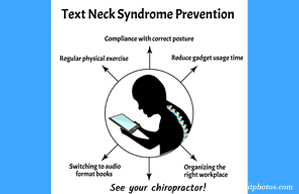 Dr. Le's Chiropractic & Wellness, L.L.C. shares a prevention plan for text neck syndrome: better posture, frequent breaks, manipulation.