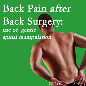 picture of a Auburn spinal manipulation for back pain after back surgery