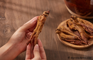 Auburn chiropractic nutrition tip: image  of red ginseng for anti-aging and anti-inflammatory pain