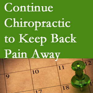 Continued Auburn chiropractic care fosters back pain relief.