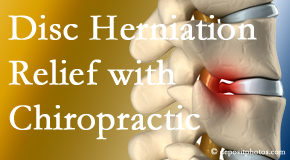 Dr. Le's Chiropractic & Wellness, L.L.C. gently treats the disc herniation causing back pain. 